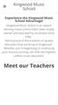 Mobile Screenshot of kingwoodmusicschool.com